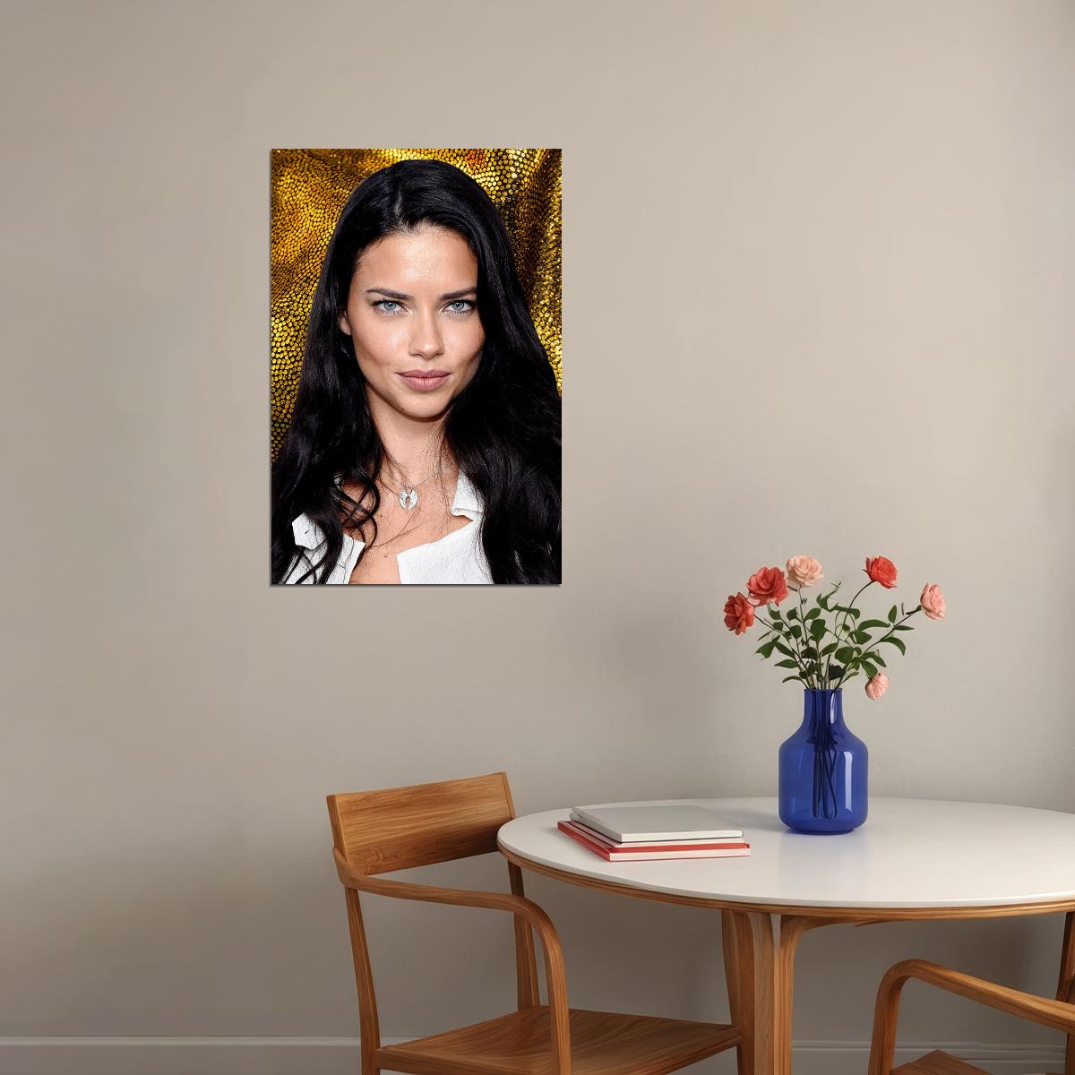 Adriana Lima Sexy Model Brazilian Hot Star Poster Wall Art Print Home Wall Decor - xonomax