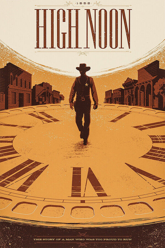 High Noon Vintage Classic Thriller Movie Poster Wall Art Print Home Wall Decor - xonomax