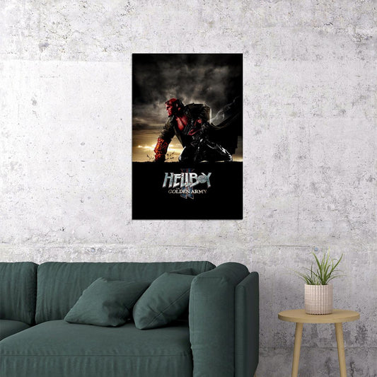 Hellboy Ii Golden Army Vintage Classic Movie Poster Wall Art Print Home Wall Decor - xonomax