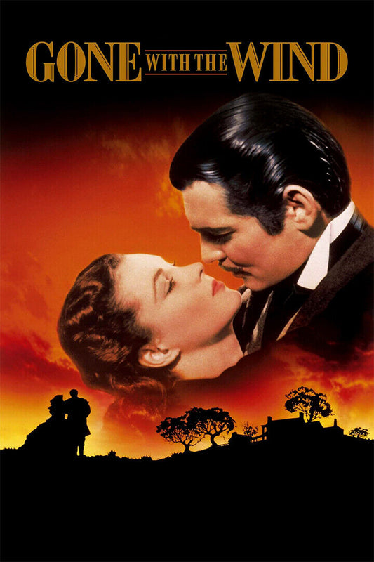 Gone With The Wind Vintage Classic Movie Poster Wall Art Print Home Wall Decor - xonomax