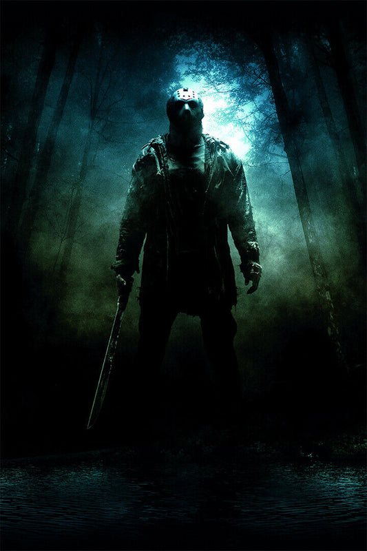 Friday The 13th Vintage Action Mystery Movie Poster Wall Art Print Home Wall Decor - xonomax