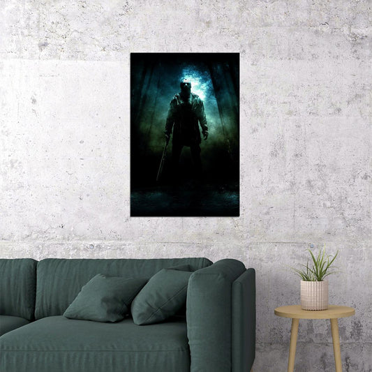 Friday The 13th Vintage Action Mystery Movie Poster Wall Art Print Home Wall Decor - xonomax