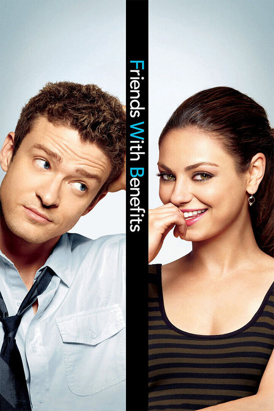 Friends With Benefits Vintage Classic Movie Poster Wall Art Print Home Wall Decor - xonomax
