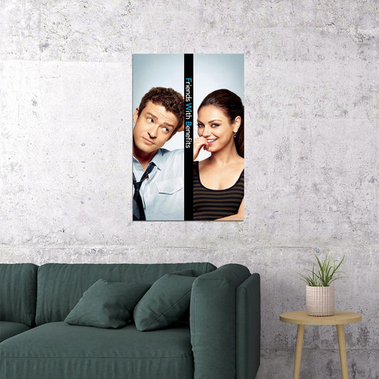 Friends With Benefits Vintage Classic Movie Poster Wall Art Print Home Wall Decor - xonomax