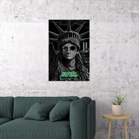 Escape From New York Vintage Adventure Movie Poster Wall Art Print Home Wall Decor - xonomax