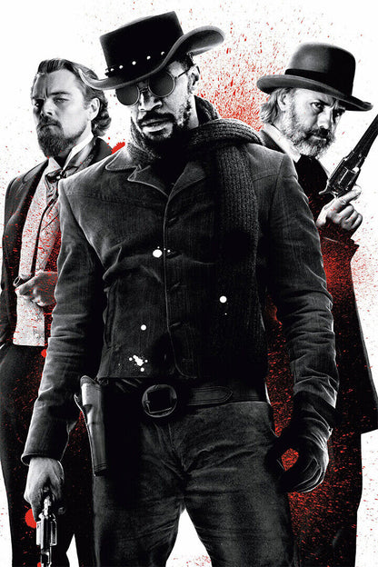 Django Unchained Action Movie Cinema Poster Wall Art Print Home Wall Decor - xonomax