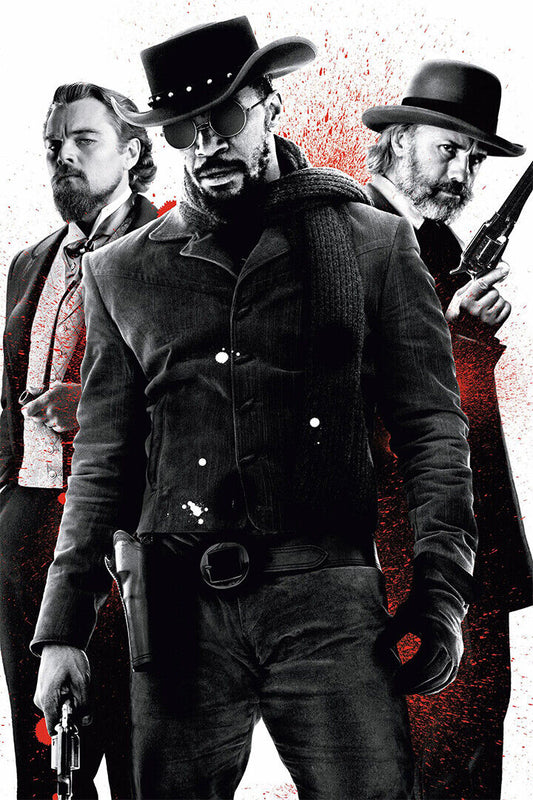 Django Unchained Action Movie Cinema Poster Wall Art Print Home Wall Decor - xonomax