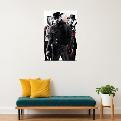 Django Unchained Action Movie Cinema Poster Wall Art Print Home Wall Decor - xonomax
