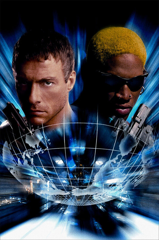 Double Team Vintage Classic Action Movie Poster Wall Art Print Home Wall Decor - xonomax