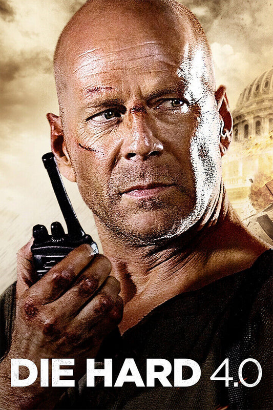Die Hard 2 Vintage Classic Thriller Movie Poster Wall Art Print Home Wall Decor - xonomax