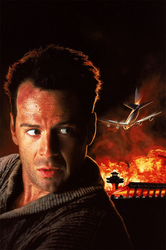 Die Hard 2 Vintage Classic Action Movie Poster Wall Art Print Home Wall Decor - xonomax