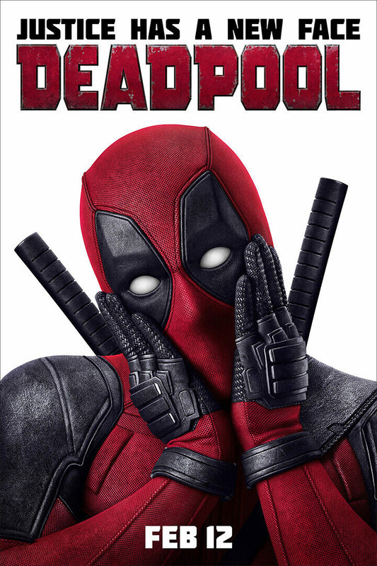 Deadpool Vintage Classic Action Comedy Movie Poster Wall Art Print Home Wall Decor