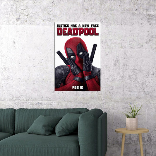 Deadpool Vintage Classic Action Comedy Movie Poster Wall Art Print Home Wall Decor