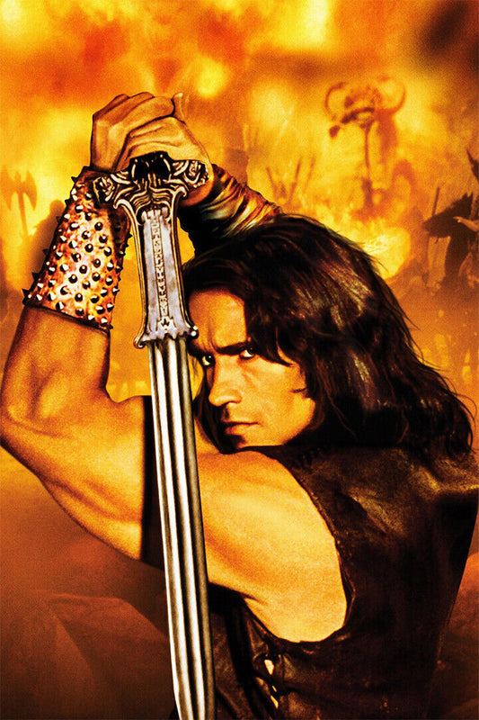 Conan The Barbarian Vintage Classic Action Movie Poster Wall Art Print Home Wall Decor - xonomax