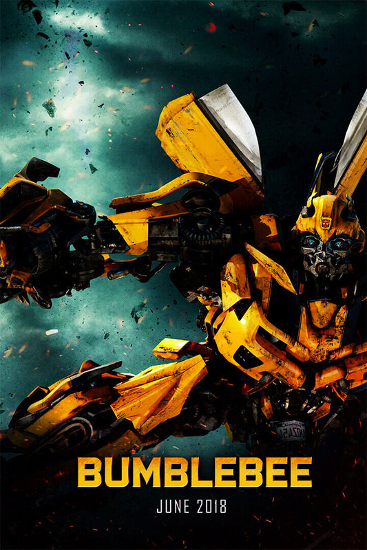 Bumblebee Vintage Classic Science Fiction Movie Poster Wall Art Print Home Wall Decor - xonomax