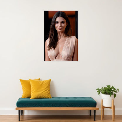 Emily Ratajkowski Actor Actress Hot Model Poster Wall Art Print Home Wall Decor - xonomax