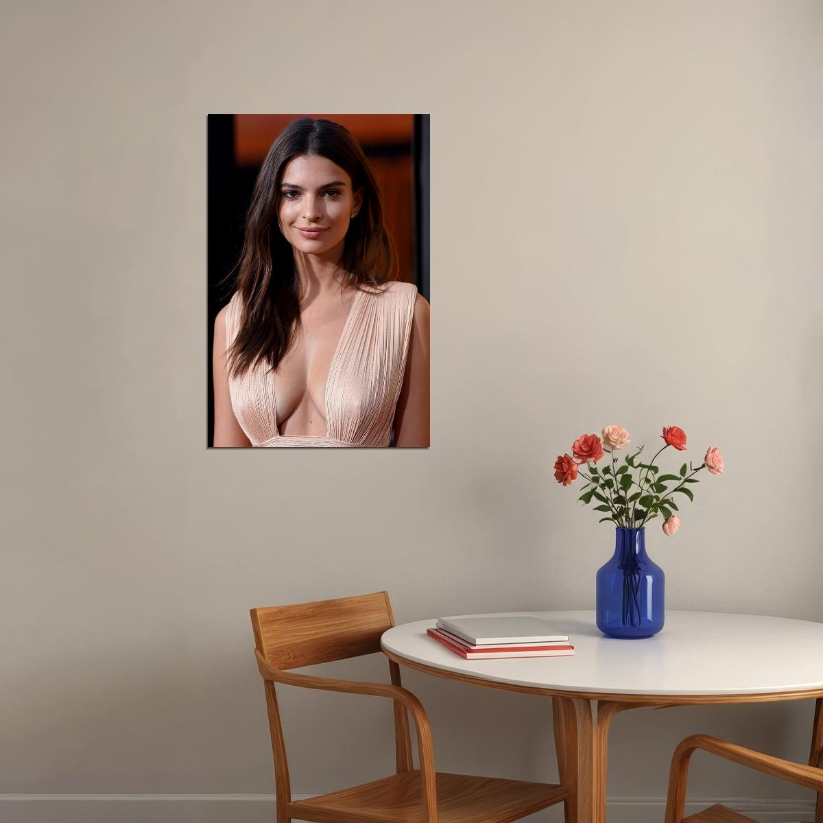 Emily Ratajkowski Actor Actress Hot Model Poster Wall Art Print Home Wall Decor - xonomax