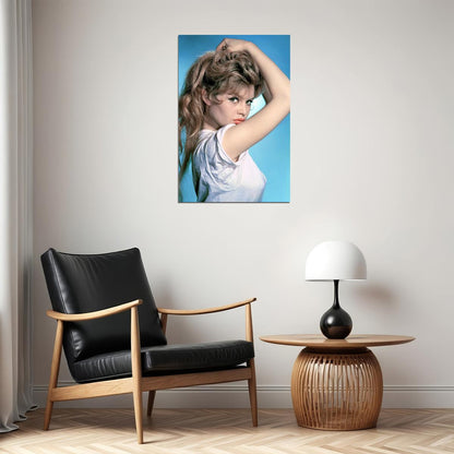 Brigitte Bardot Celebrity Young Movie Actor Poster Wall Art Print Home Wall Decor - xonomax