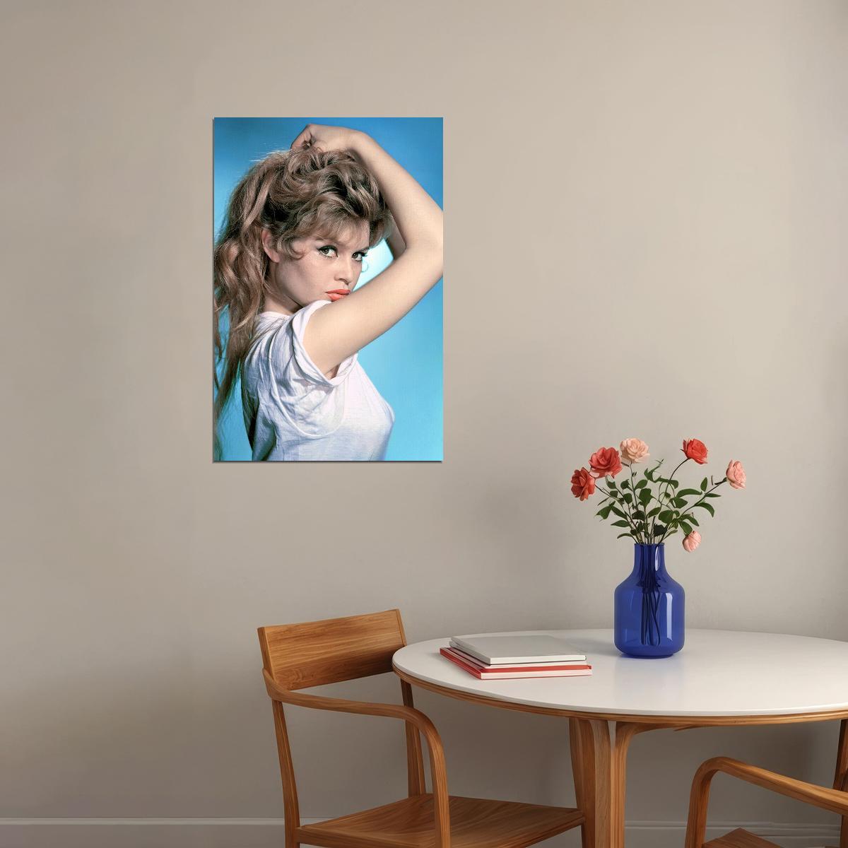 Brigitte Bardot Celebrity Young Movie Actor Poster Wall Art Print Home Wall Decor - xonomax