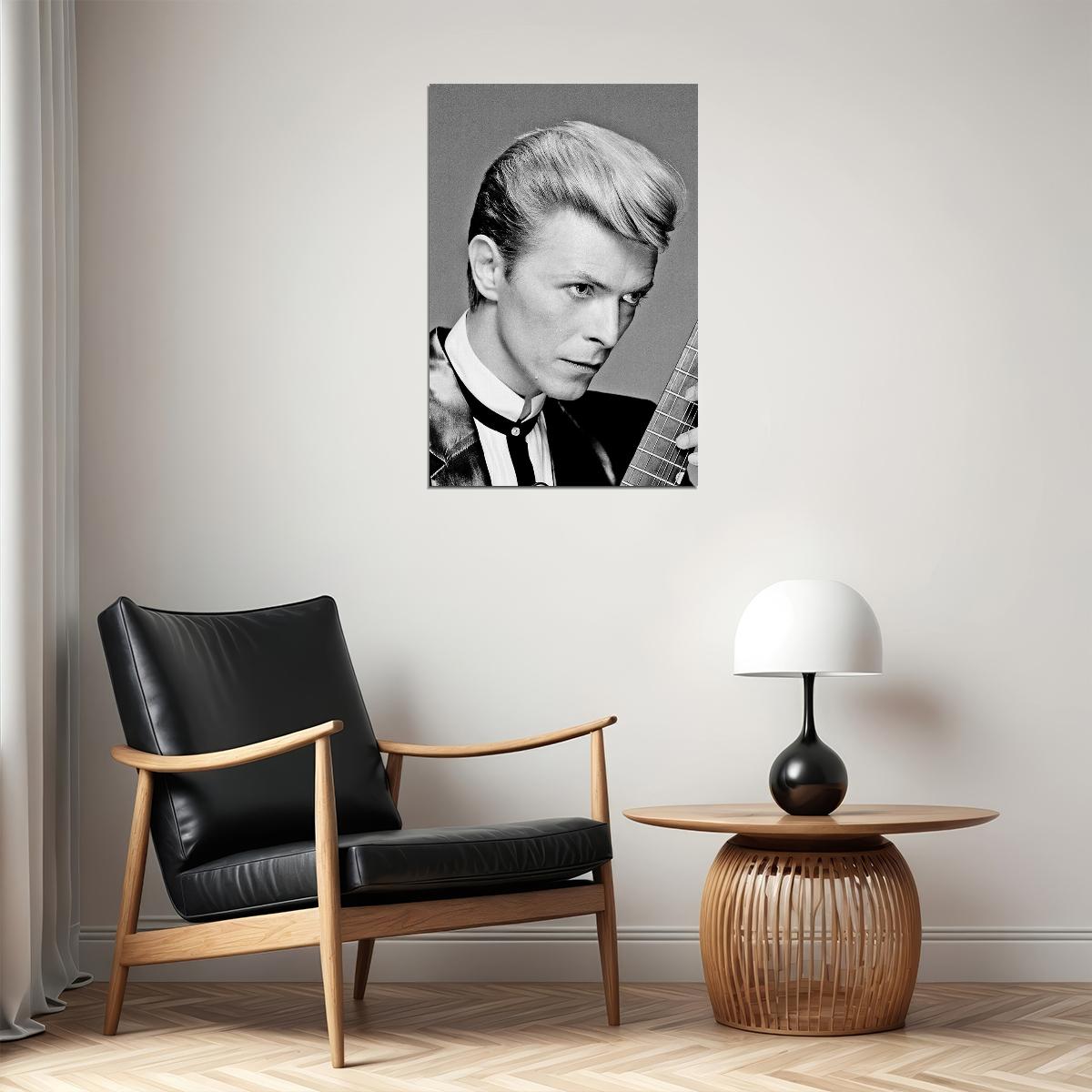David Bowie Celebrity Singer Song Lyrics Writer Poster Wall Art Print Home Wall Decor - xonomax