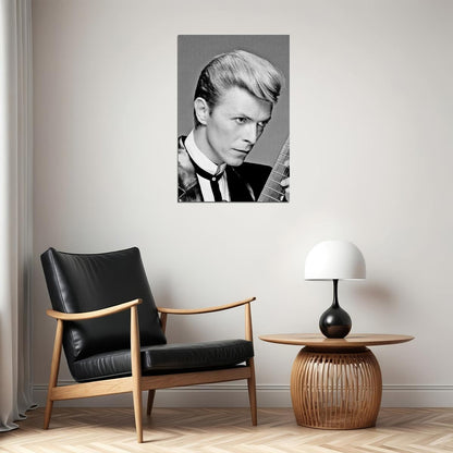 David Bowie Celebrity Singer Song Lyrics Writer Poster Wall Art Print Home Wall Decor - xonomax