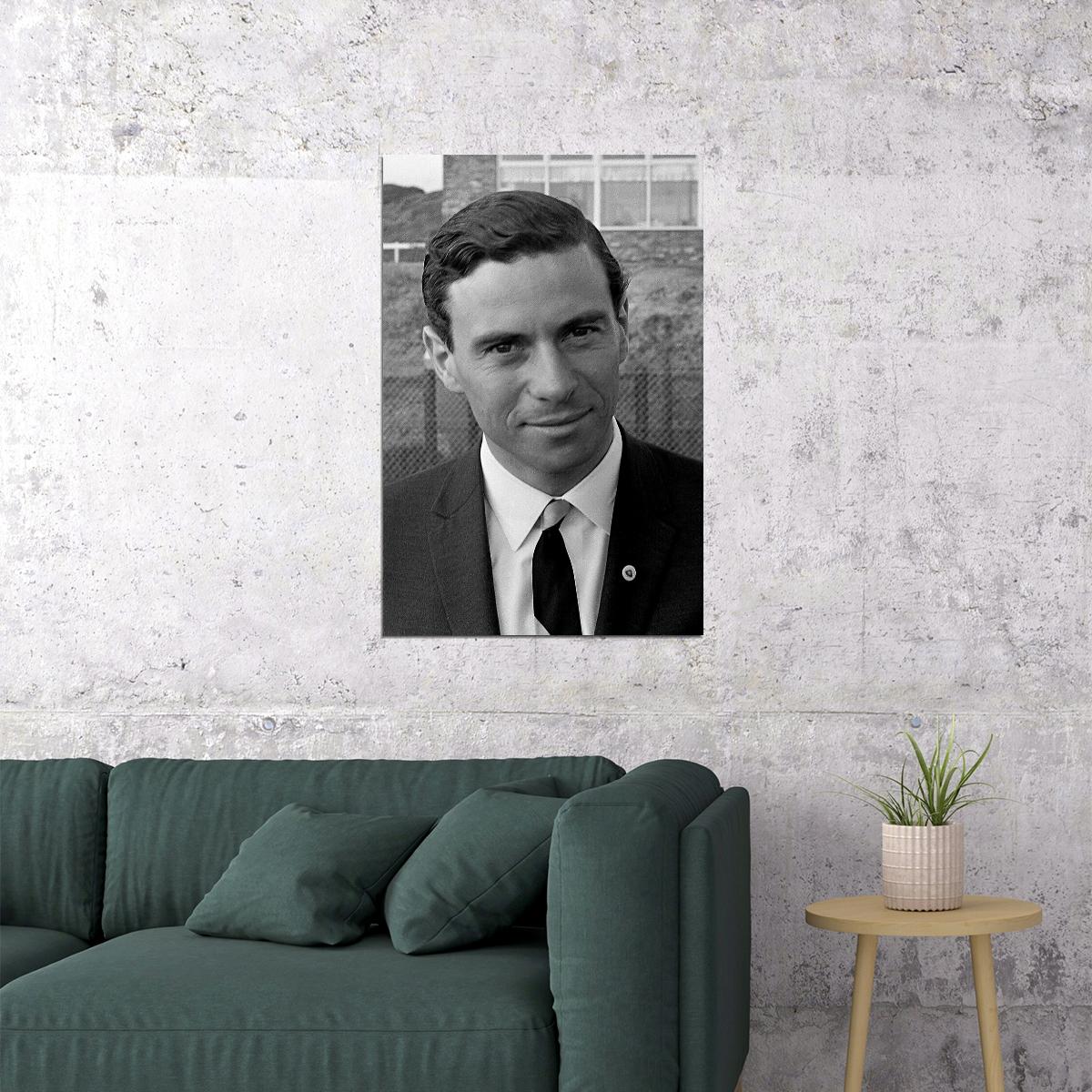 Jim Clark Formula One F1 Racing Driver Poster Wall Art Print Home Wall Decor - xonomax