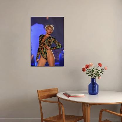 Miley Cyrus Singer Concert Actor Artist Star Poster Wall Art Print Home Wall Decor - xonomax