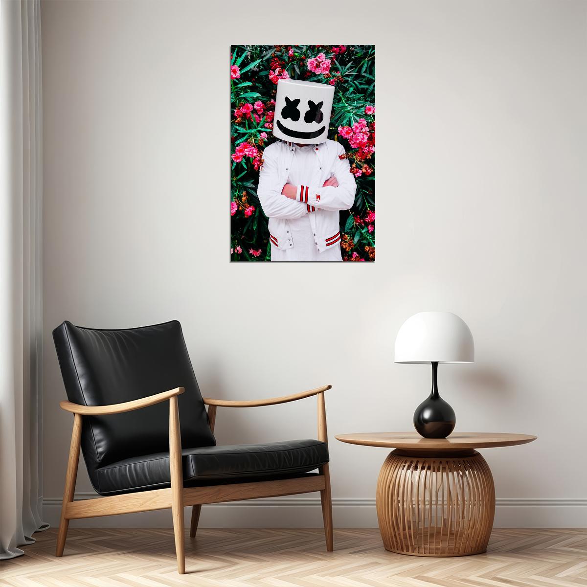 Marshmello Hip Hop Rap Singer Celebrity Poster Wall Art Print Home Wall Decor - xonomax