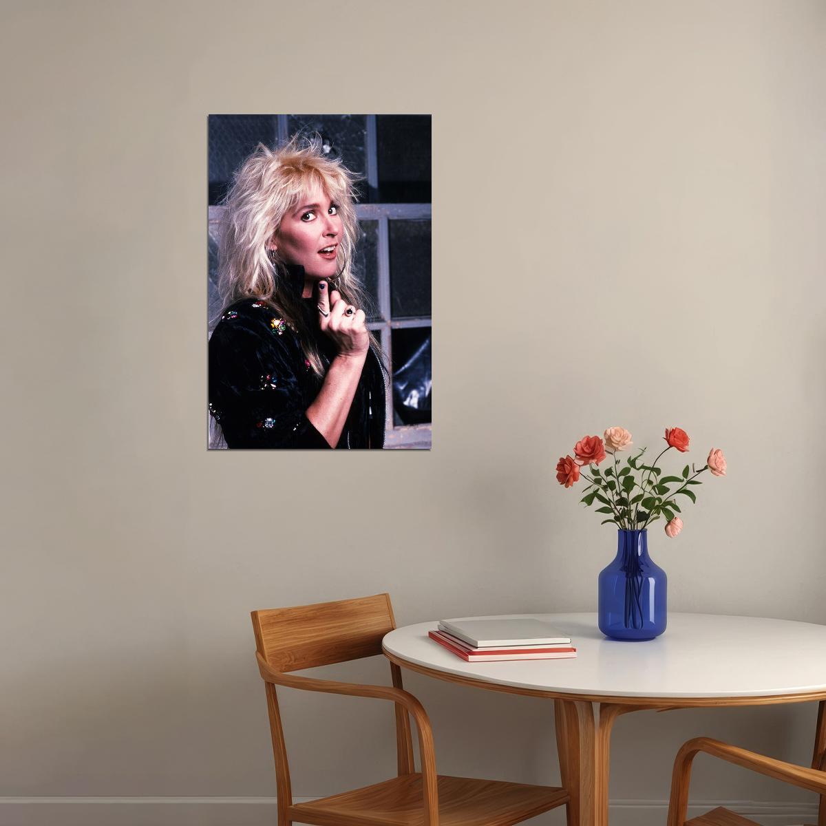 Lita Ford Celebrity Singer Guitarist Artist Poster Wall Art Print Home Wall Decor - xonomax