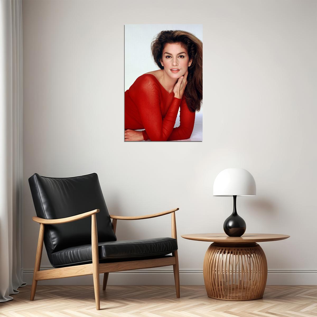 Cindy Crawford 80's 90's Teen Movie Actor Model Poster Wall Art Print Home Wall Decor - xonomax