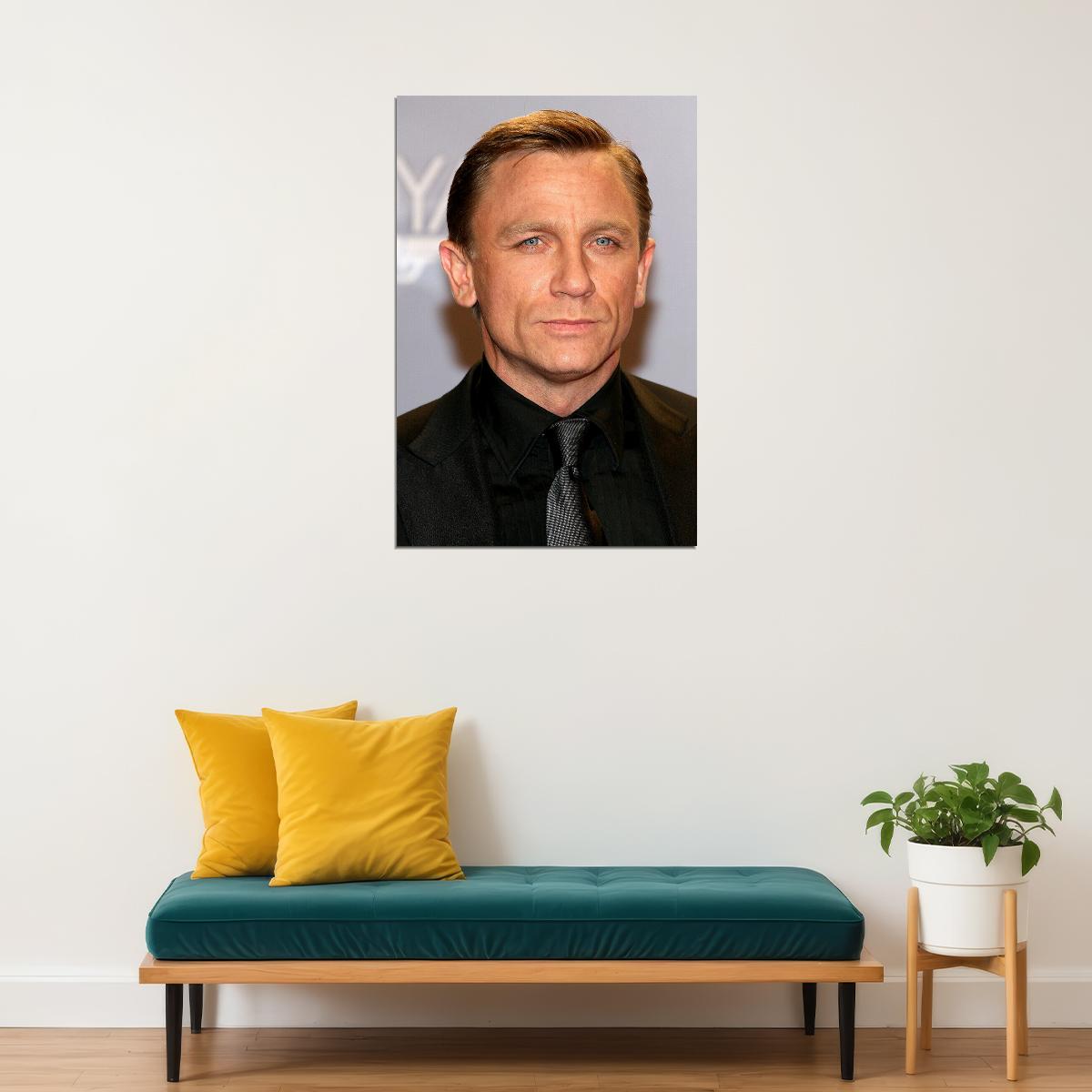 Daniel Craig Hollywood Celebrity Movie Star Actor Poster Wall Art Print Home Wall Decor - xonomax