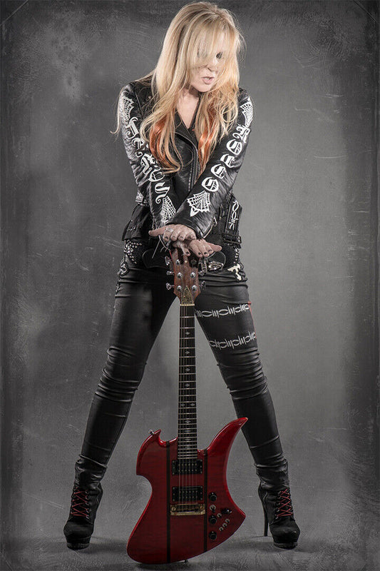Lita Ford Hollywood Tv Movie Guitarist Artist Poster Wall Art Print Home Wall Decor - xonomax