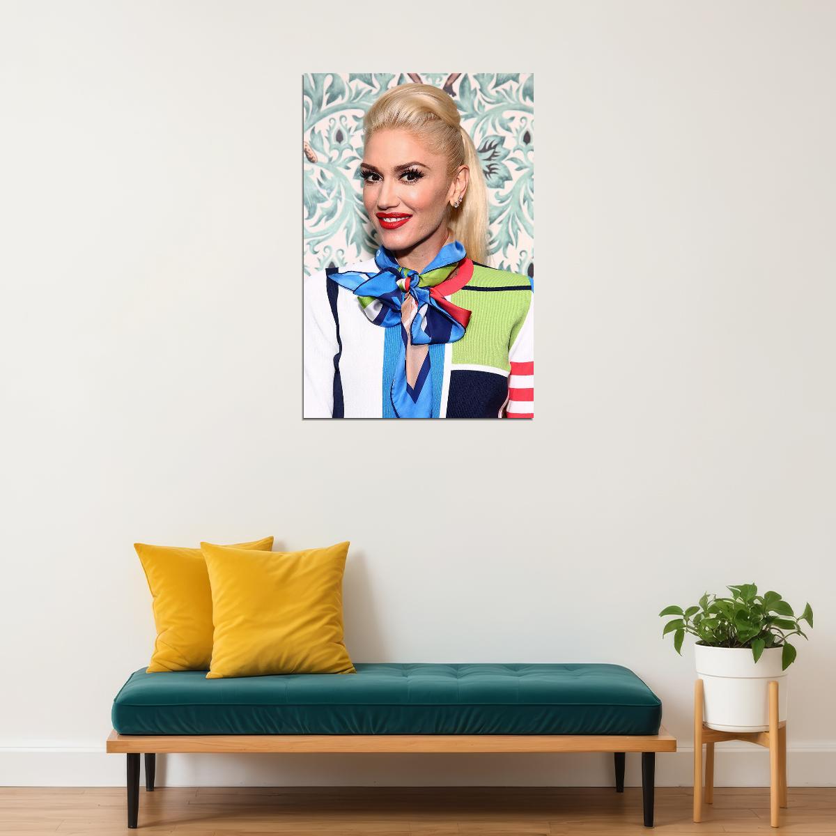 Gwen Stefani Celebrity Tv Movie Singer Lyricist Poster Wall Art Print Home Wall Decor - xonomax