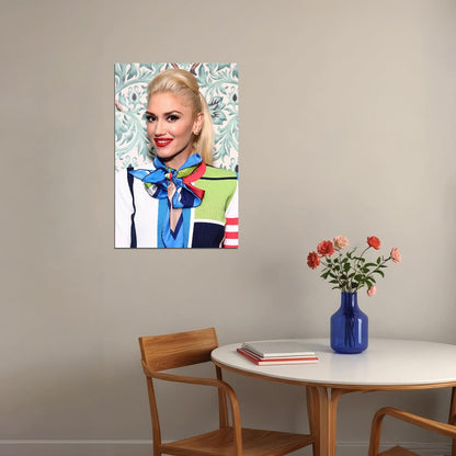 Gwen Stefani Celebrity Tv Movie Singer Lyricist Poster Wall Art Print Home Wall Decor - xonomax