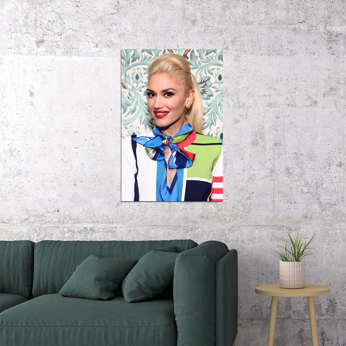 Gwen Stefani Celebrity Tv Movie Singer Lyricist Poster Wall Art Print Home Wall Decor - xonomax