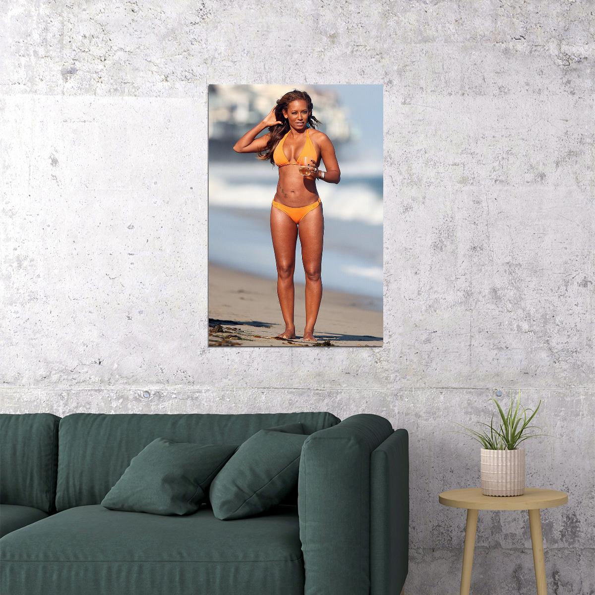 Mel B Hollywood Celebrity Singer Movie Star Poster Wall Art Print Home Wall Decor - xonomax