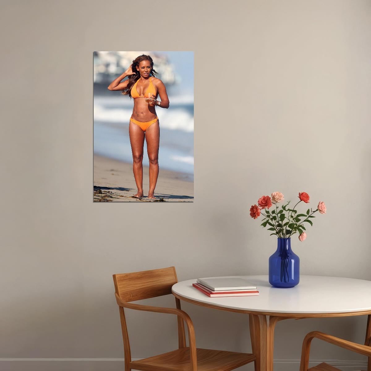 Mel B Hollywood Celebrity Singer Movie Star Poster Wall Art Print Home Wall Decor - xonomax