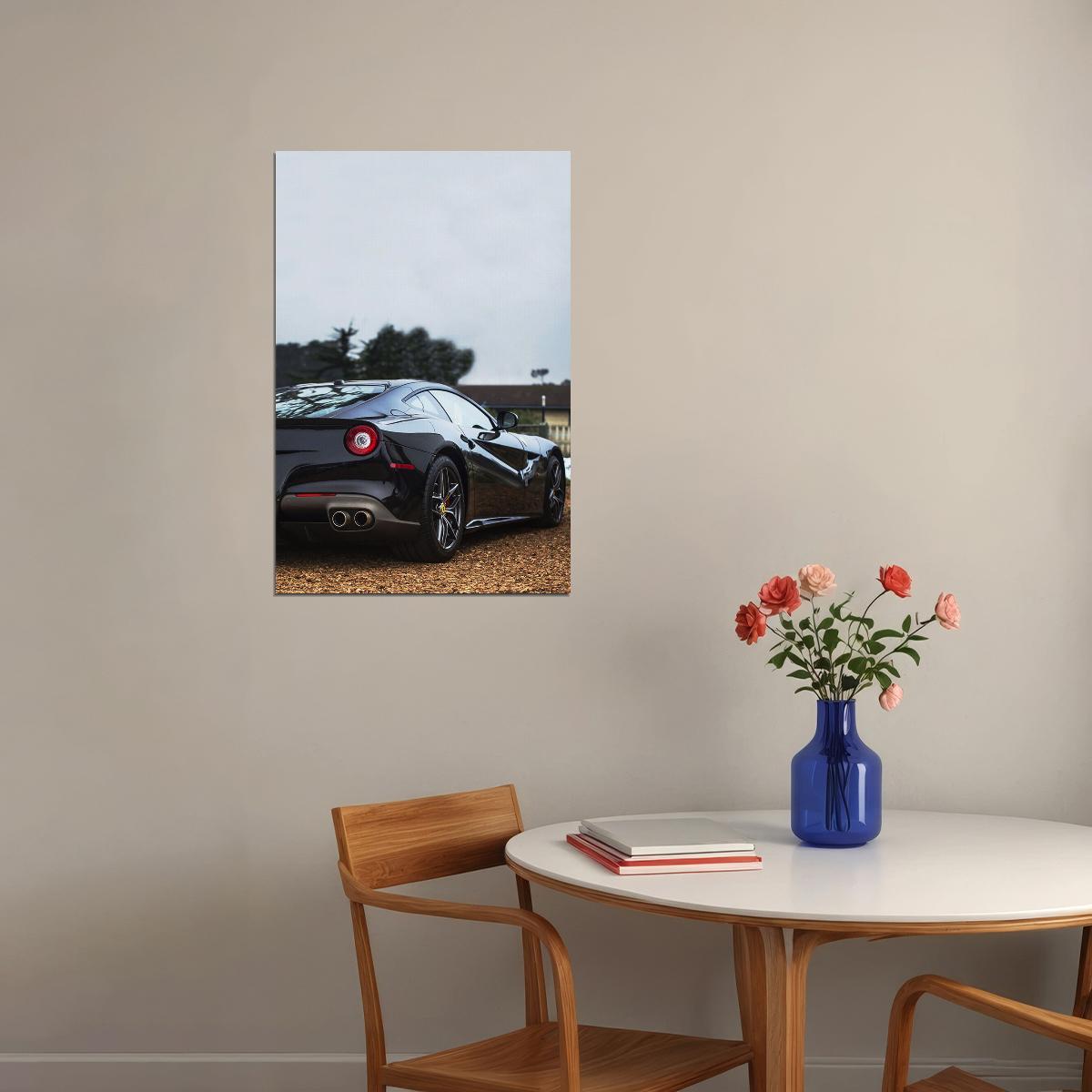 Ferrari F12 Berlinetta Racing Car Spor Car Poster Wall Art Print Home Wall Decor - xonomax