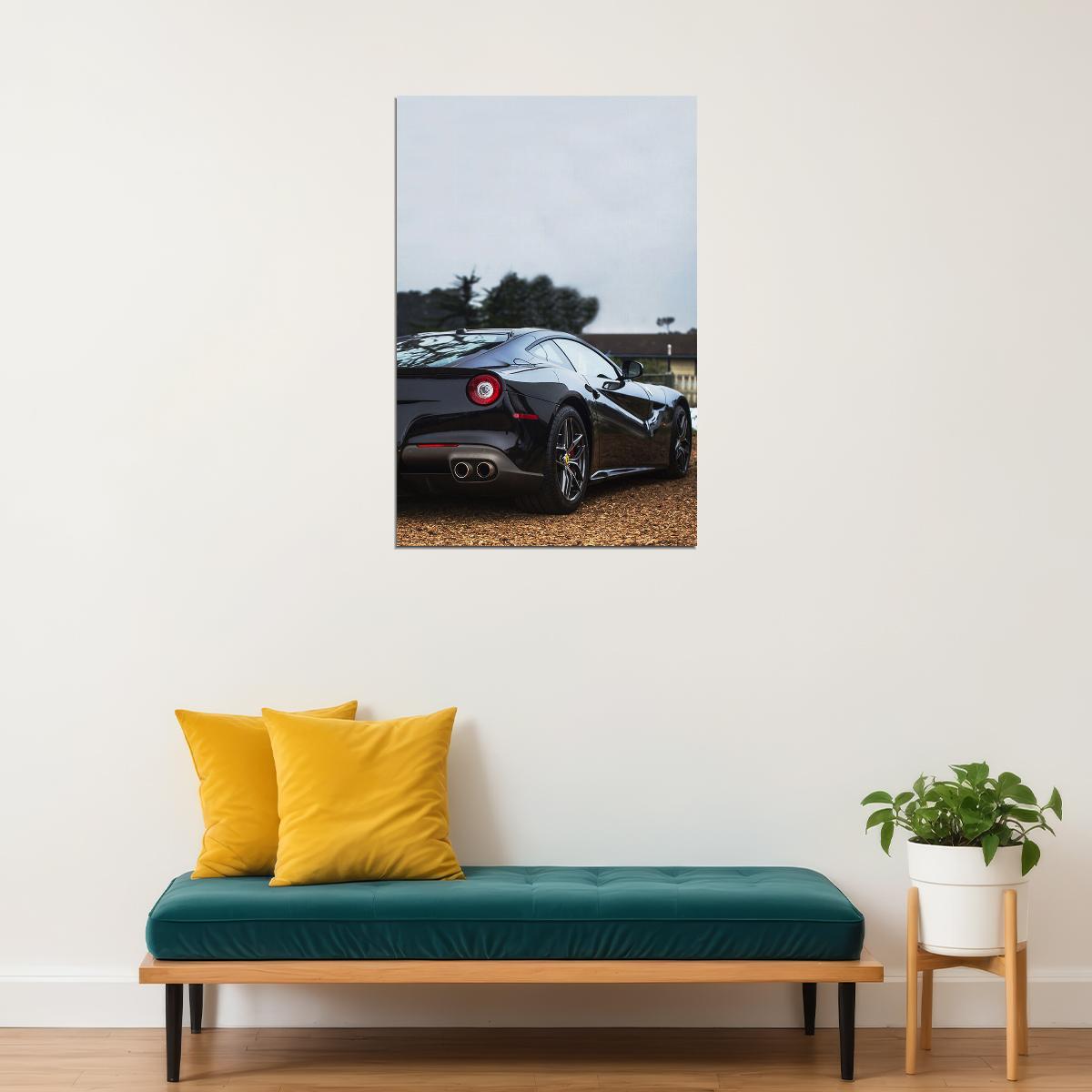 Ferrari F12 Berlinetta Racing Car Spor Car Poster Wall Art Print Home Wall Decor - xonomax