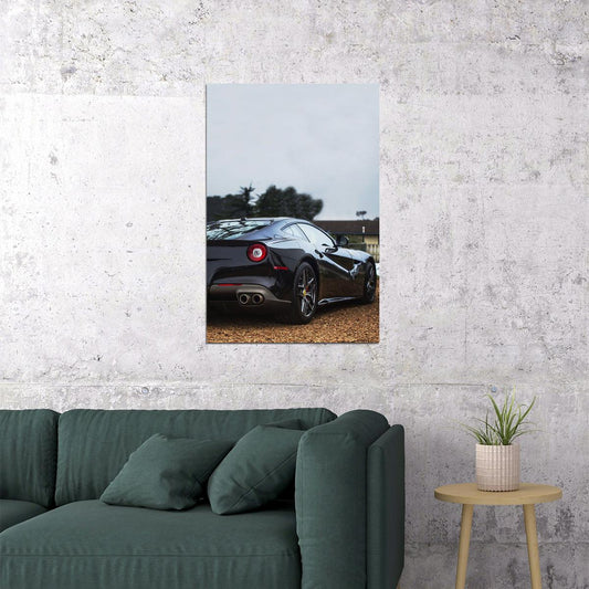 Ferrari F12 Berlinetta Racing Car Spor Car Poster Wall Art Print Home Wall Decor - xonomax