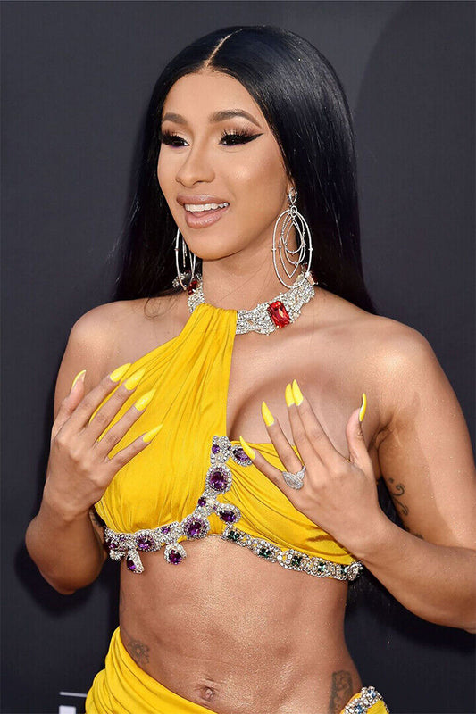 Cardi B Hollywood Celebrity Rapper Singer Poster Wall Art Print Home Wall Decor - xonomax