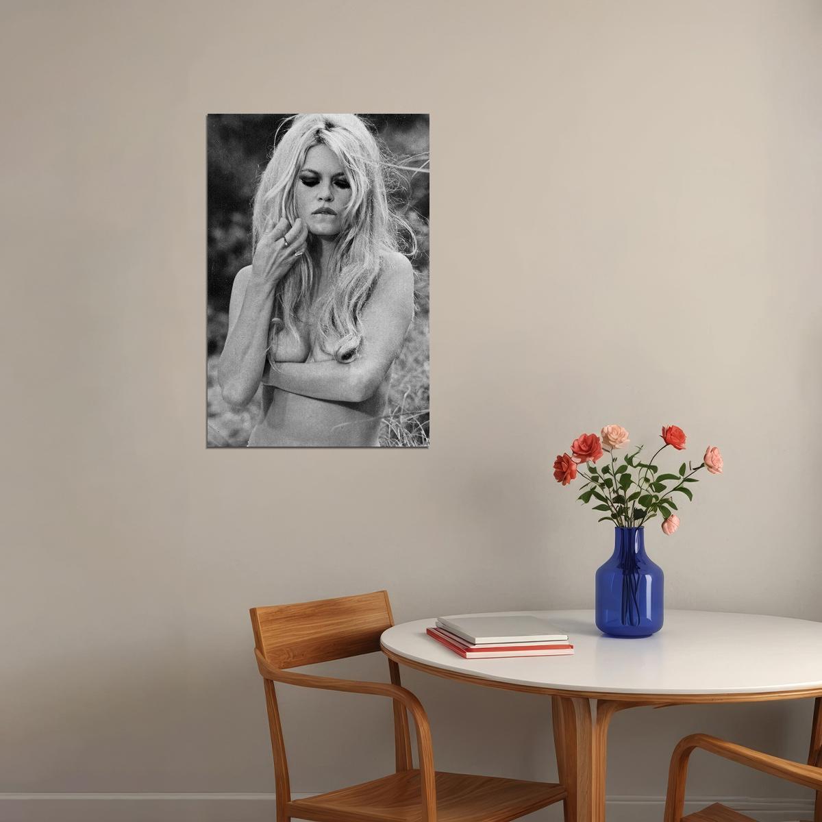 Brigitte Bardot Hollywood Celebrity Tv Star Poster Wall Art Print Home Wall Decor - xonomax
