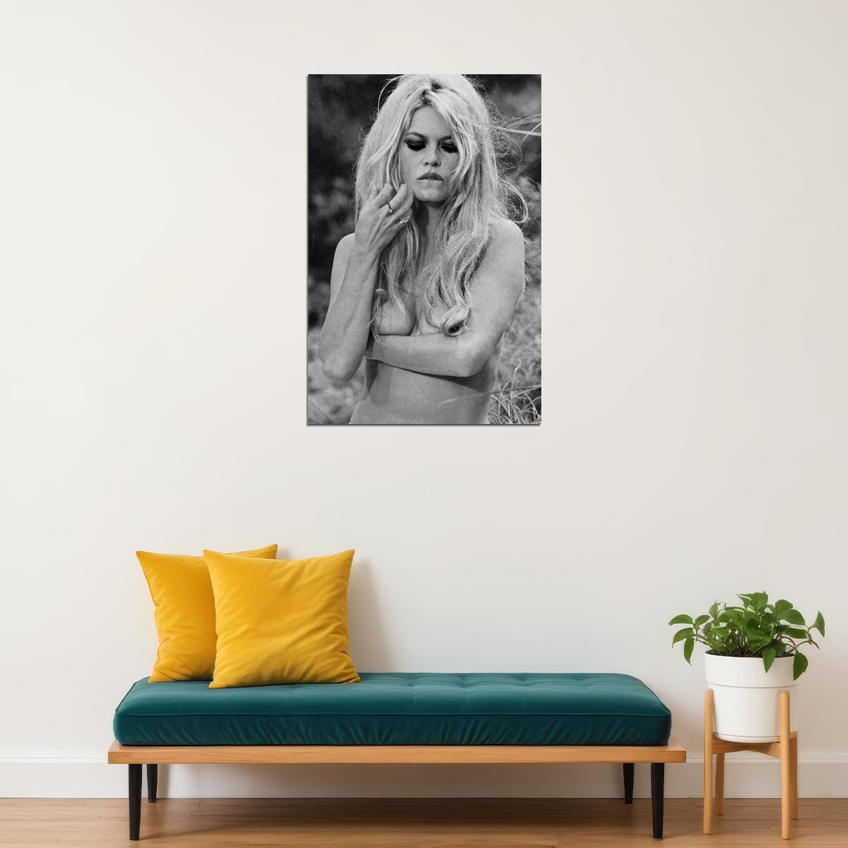 Brigitte Bardot Hollywood Celebrity Tv Star Poster Wall Art Print Home Wall Decor - xonomax