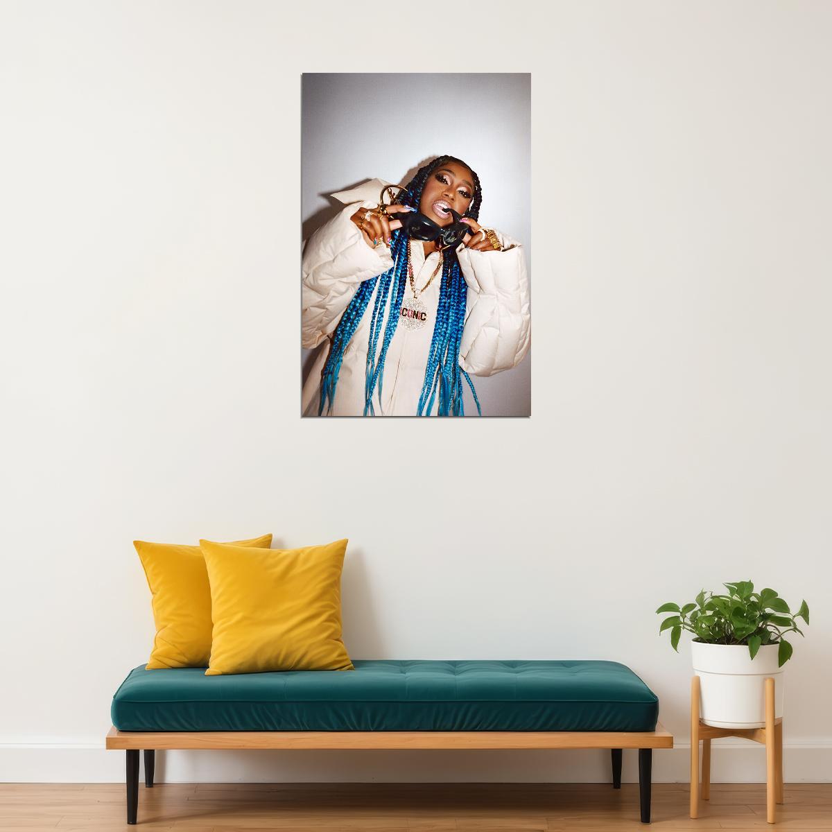 Missy Elliott Hollywood Celebrity Singer Poster Wall Art Print Home Wall Decor - xonomax