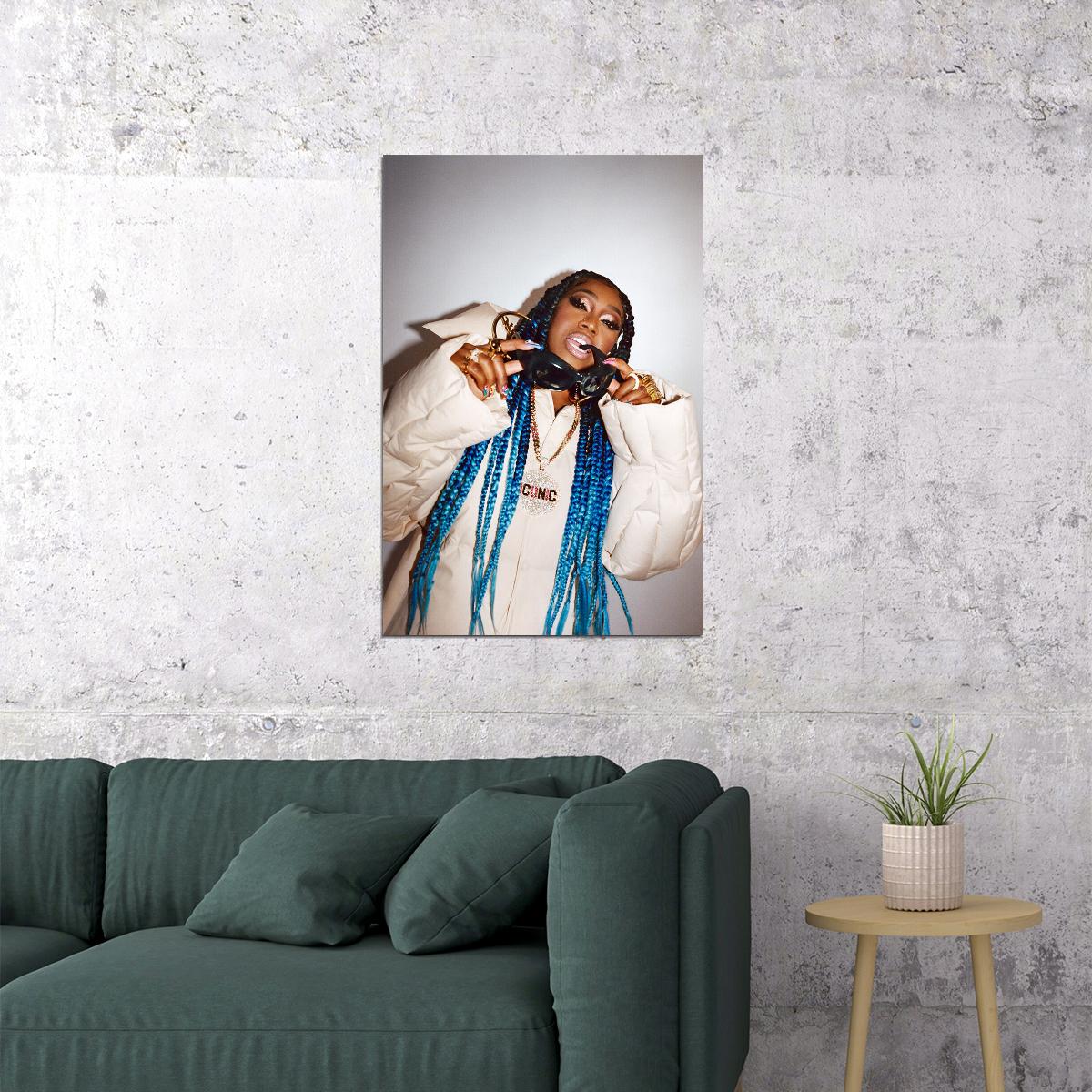 Missy Elliott Hollywood Celebrity Singer Poster Wall Art Print Home Wall Decor - xonomax