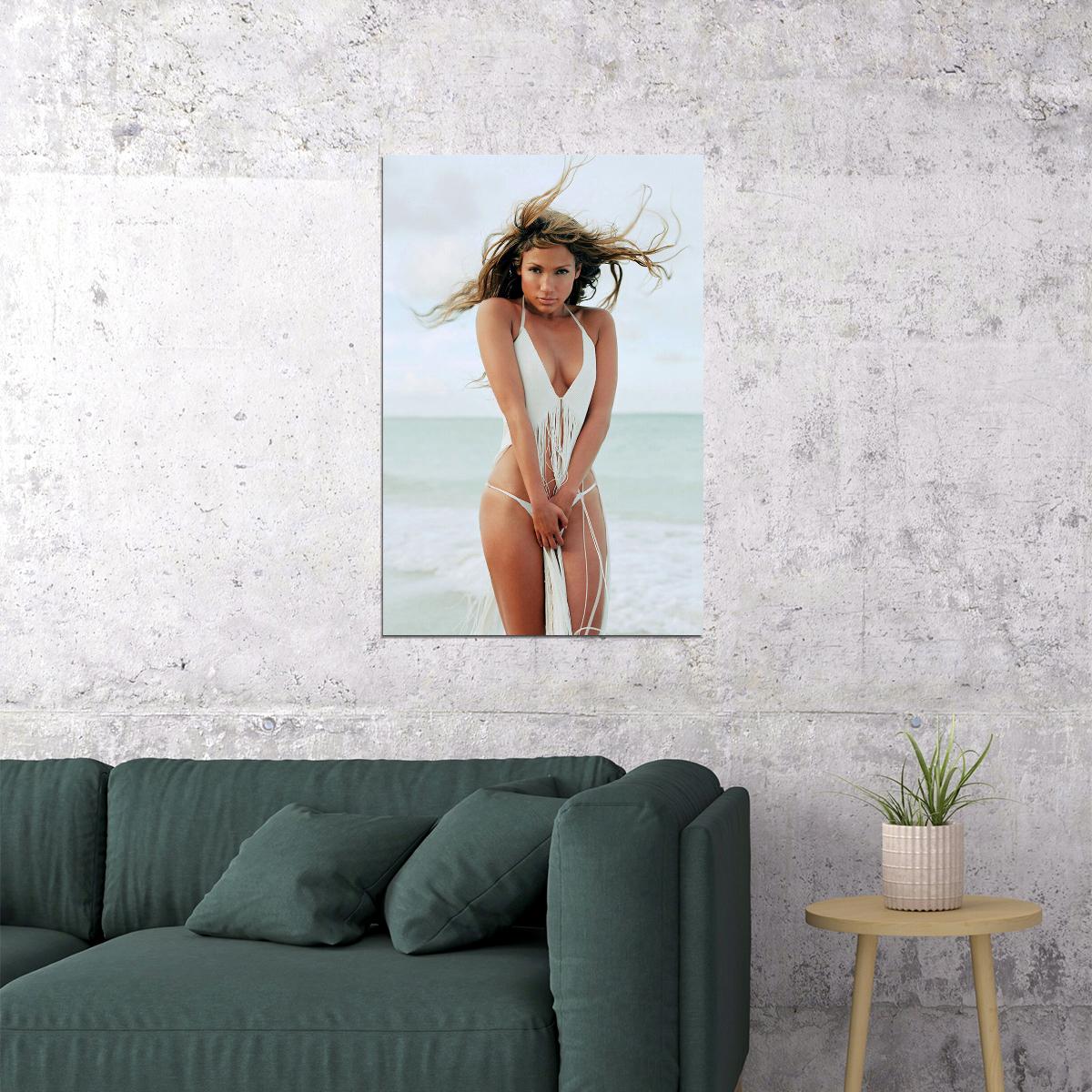 Jennifer Lopez Hollywood Singer Star Idol Poster Wall Art Print Home Wall Decor - xonomax