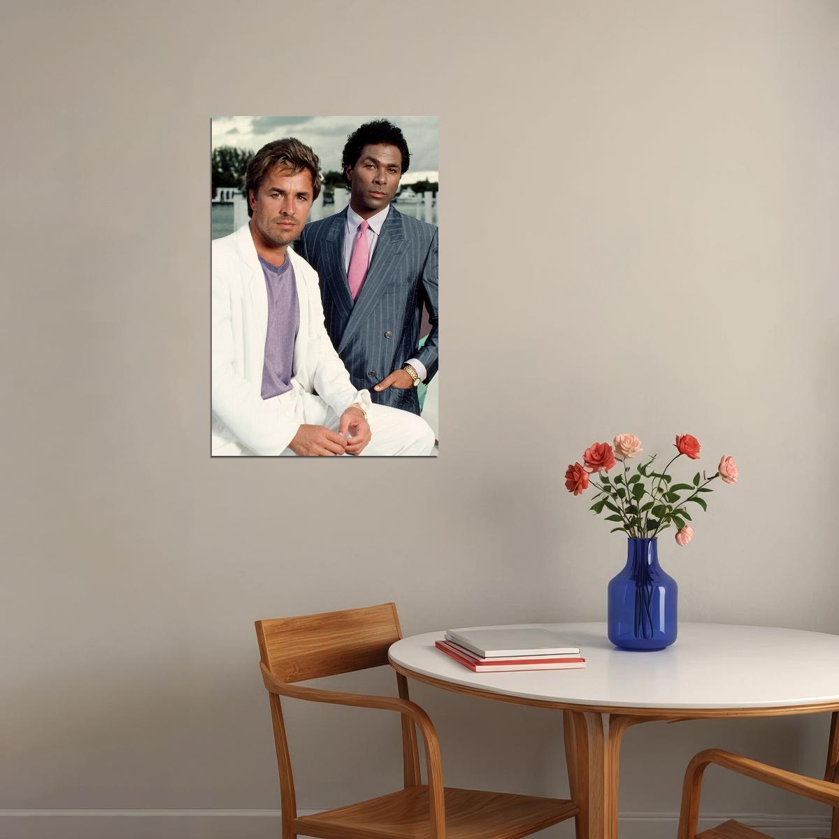 Miami Vice Show 80's 90's Teen Tv Show Poster Wall Art Print Home Wall Decor - xonomax