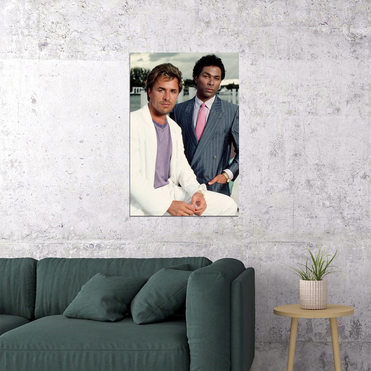 Miami Vice Show 80's 90's Teen Tv Show Poster Wall Art Print Home Wall Decor - xonomax