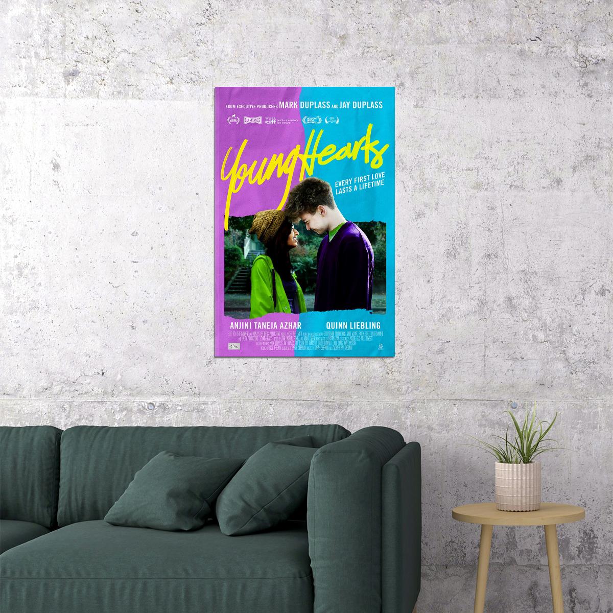 Young Hearts Movie 2021 Drama Romantic Poster Wall Art Print Home Wall Decor - xonomax