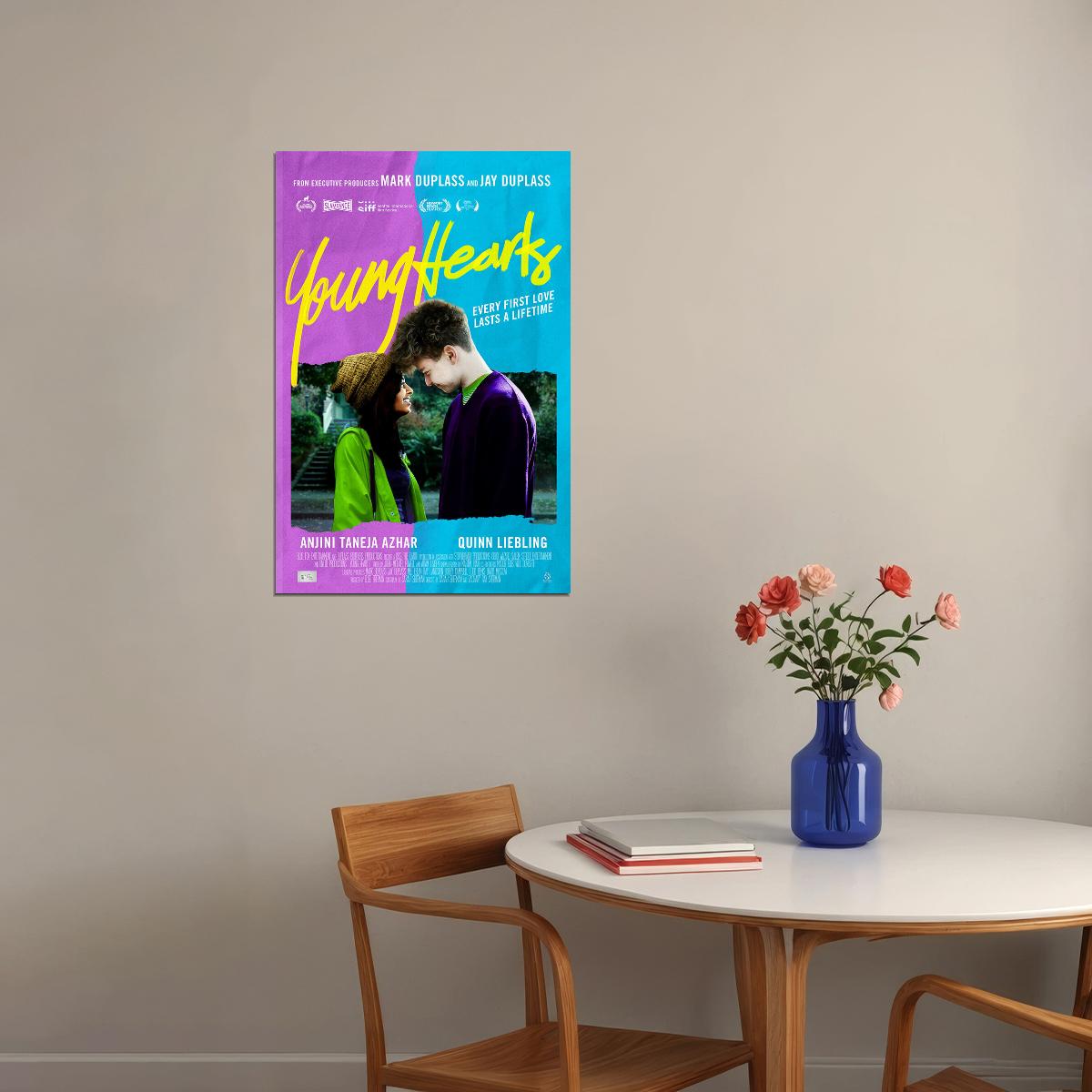 Young Hearts Movie 2021 Drama Romantic Poster Wall Art Print Home Wall Decor - xonomax